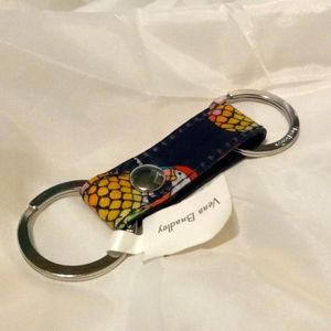 Vera Bradley Toucan Party twice as nice Keychain